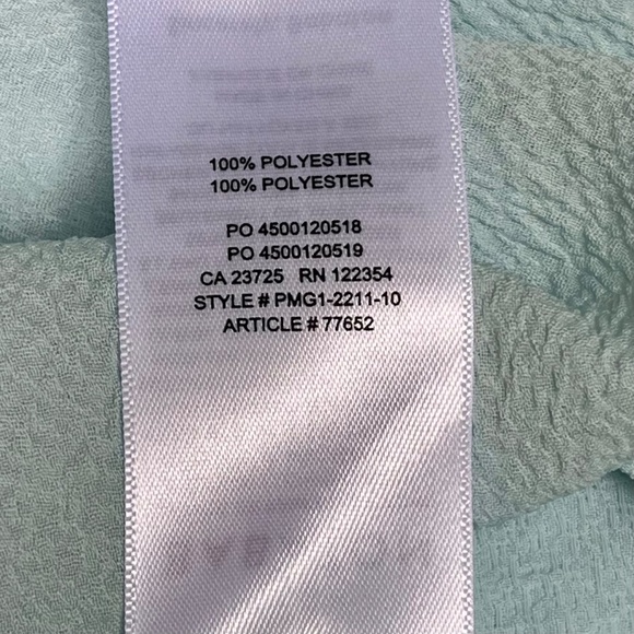 Aritzia / Babaton Blouse Long Sleeve Shirt, Button Up, Pale Aqua, XS - Picture 7 of 11